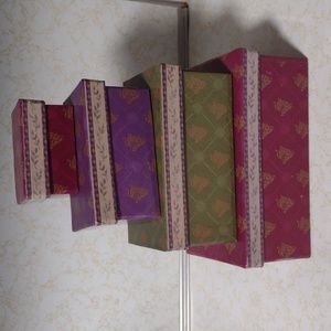 NWT Cute Stacking/Nesting Boxes, four boxes